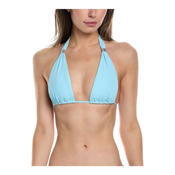 Melissa Odabash Grenada Bikini Top in Celeste Blue NWT - Picture 1 of 6